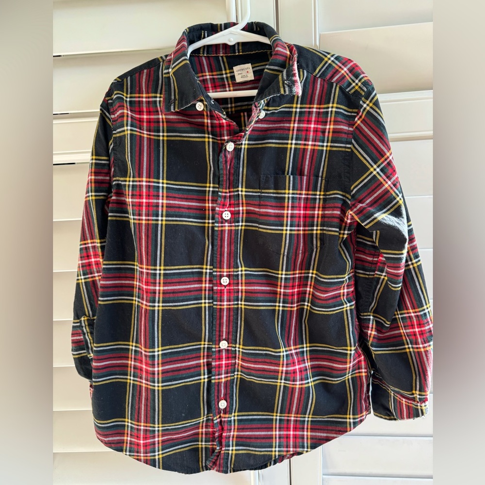 CrewCuts JCrew, Plaid Boys Button Down Shirt